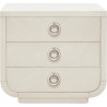 Pulaski Furniture Brighton 3-Drawer Nightstand with USB Port Front