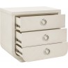 Pulaski Furniture Brighton 3-Drawer Nightstand with USB Port Side Open View