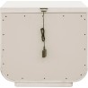 Pulaski Furniture Brighton 3-Drawer Nightstand with USB Port Back