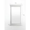 Nova Solo Portrait Mirror - Dimensions - Nova Solo Portrait Mirror - Dimensions