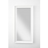 Nova Solo Halifax Mirror Profile - White - Front Angled