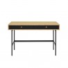 Greenington Santa Cruz Desk, Wheat - Front Angle