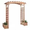 All Things Cedar Pagoda Arbor & Planter Box Set  - All Things Cedar Pagoda Arbor & Planter Box Set 