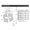 Tortuga Outdoor Fire Table Deatils