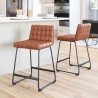 Pago Counter Stool in Brown - Lifestyle 1