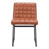 Pago Dining Chair in Brown- front view 1