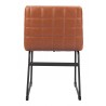 Pago Dining Chair in Brown- back view 1