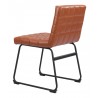 Pago Dining Chair in Brown- back view 2