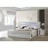 J&M Furniture Palermo Grey Bed  - J&M Furniture Palermo Grey Bed 