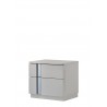 J&M Furniture Palermo Grey -Nightstand