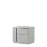 J&M Furniture Palermo Grey -Nightstand - J&M Furniture Palermo Grey -Nightstand
