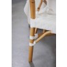 Essentials For Living Palisades Bench in Natural Rattan  - leg Close-up