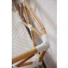 Essentials For Living Palisades Bench in Natural Rattan - Arm Edge Close-up