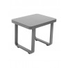 Palm Beach End Table - Aluminum