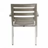 Woodard Palm Coast Slat Dining Armchair - Stackable - Back - Woodard Palm Coast Slat Dining Armchair - Stackable - Back