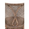 Essentials For Living Palm Dining Chair - Back Rattan Detail