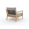 Royal Teak Palma Club Chair with Cushions