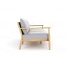 Royal Teak Palma Sofa / 3-Seater Sofa with Cushions Side
