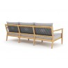 Royal Teak Palma Sofa / 3-Seater Sofa with Cushions Back