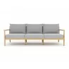 Royal Teak Palma Sofa / 3-Seater Sofa with Cushions Front - Royal Teak Palma Sofa / 3-Seater Sofa with Cushions Front