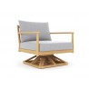 Royal Teak Palma Swivel Chair with Cushions