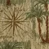 Panama Jack Sunroom Bora Bora Barstool with Cushion- Palms Pineapple - Panama Jack Sunroom Bora Bora Barstool with Cushion- Palms Pineapple