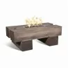The Outdoor Plus Palo Fire Pit Wood Grain Concrete Oak Finish - The Outdoor Plus Palo Fire Pit Wood Grain Concrete Oak Finish