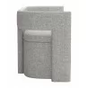 Papua Storage Bench Gray - Side - Papua Storage Bench Gray - Side