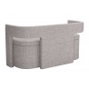 Papua Storage Bench Gray - Side Back