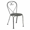 Woodard Et Cetera Parisienne Side Chair - Pattern Metal Seat - Woodard Et Cetera Parisienne Side Chair - Pattern Metal Seat