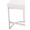 Essentials For Living Parissa Counter Stool - Brushed Stainless Steel - Footrest