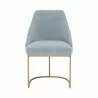 Essentials For Living Parissa Dining Chair in Coastal Velvet - Set of Two - Front Angle - Essentials For Living Parissa Dining Chair in Coastal Velvet - Set of Two - Front Angle