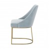 Essentials For Living Parissa Dining Chair in Coastal Velvet - Side