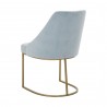 Essentials For Living Parissa Dining Chair in Coastal Velvet - Set of Two - Back Side Angle