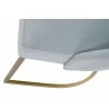 Essentials For Living Parissa Dining Chair in Coastal Velvet - Seat Frame Close-up - Essentials For Living Parissa Dining Chair in Coastal Velvet - Seat Frame Close-up