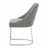 Parissa Dining Chair - LiveSmart Peyton Slate and Stainless Steel - Side - Parissa Dining Chair - LiveSmart Peyton Slate and Stainless Steel - Side