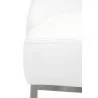 Parissa Dining Chair - Pure White Leather - Seat - Parissa Dining Chair - Pure White Leather - Seat
