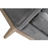 Essentials For Living Parker 86" Post Modern Sofa - Leg Close-up Detail