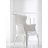 Molded Polycarbonate Mold Side Chair - PASHA – WHITE - Lifestyle