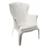 Molded Polycarbonate Mold Side Chair - PASHA – WHITE - White BG