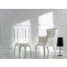 Molded Polycarbonate Mold Side Chair - PASHA – WHITE - Lifestyle