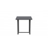 Azzurro Living Pavia Counter Table 35" With Matte Charcoal Aluminum Frame and Top - Front