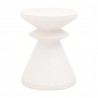 Essentials For Living Pawn Accent Table in Ivory - Front