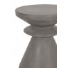 Essentials For Living Pawn Accent Table in Slate Gray Concrete - Close-up
