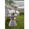 Essentials For Living Pawn Accent Table in Slate Gray Concrete - Lifestyle
