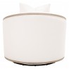 Paxton Swivel Club Chair - LiveSmart Peyton Pearl Natural Gray - Back Angle