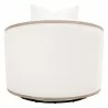 Paxton Swivel Club Chair - LiveSmart Peyton Pearl Natural Gray - Back Angle - Paxton Swivel Club Chair - LiveSmart Peyton Pearl Natural Gray - Back Angle