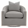 Paxton Swivel Club Chair - Livesmart Peyton Slate Natural Gray Oak - Front Angle - Paxton Swivel Club Chair - Livesmart Peyton Slate Natural Gray Oak - Front Angle
