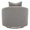 Paxton Swivel Club Chair - Livesmart Peyton Slate Natural Gray Oak - Back Angle - Paxton Swivel Club Chair - Livesmart Peyton Slate Natural Gray Oak - Back Angle