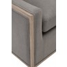 Paxton Swivel Club Chair - Livesmart Peyton Slate Natural Gray Oak - Arm Edge Close-up